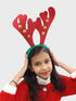 BookMyCostume Christmas Red Reindeer Animal Antlers Head Band Kids Fancy Dress Costume Accessory